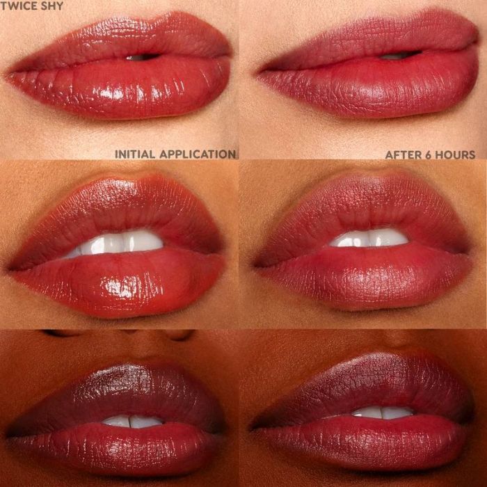 twice shy lip stain