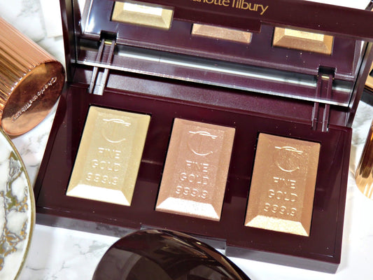 Charlotte Tilbury Bar of Gold Trio Makeup Gift Set