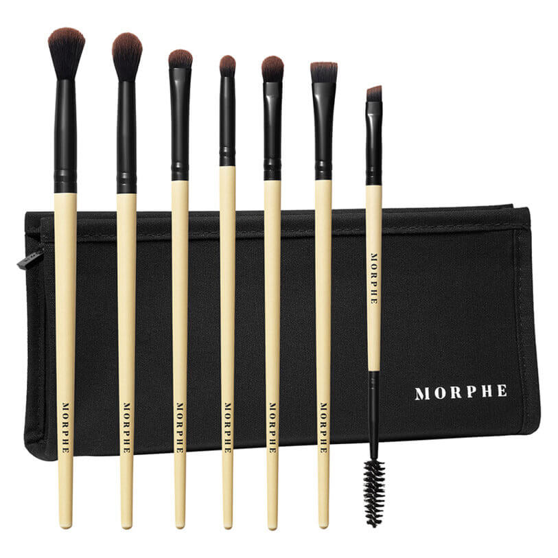 Earth To Babe 7-Piece Bamboo Eye Brush Set