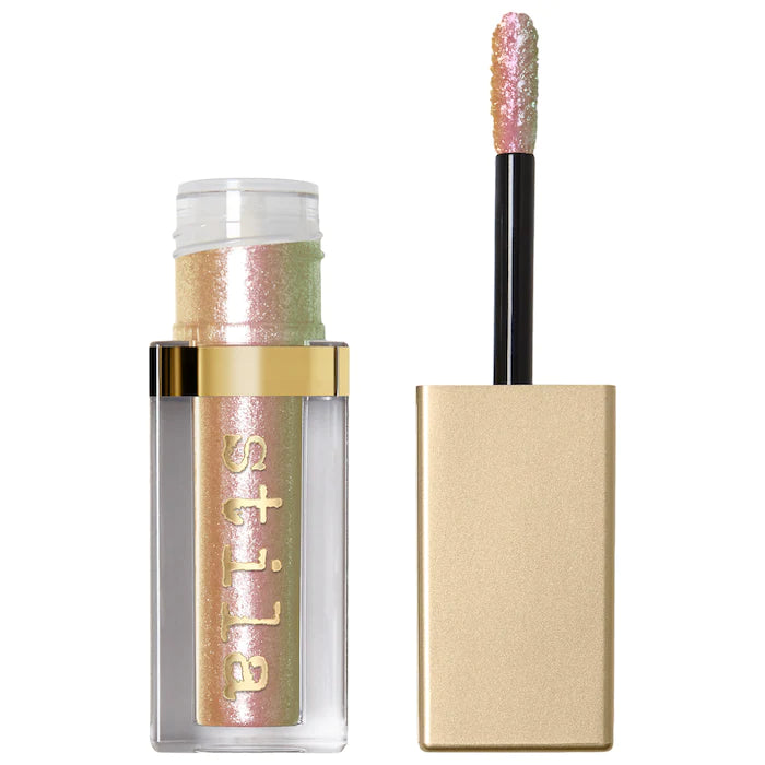 Glitter & Glow Liquid Eye Shadow-Wanderlust - sheer gold and pink sparkle