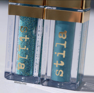 Double Dip Suede Shade & Glitter & Glow Liquid Eye Shadows-Beach Wave