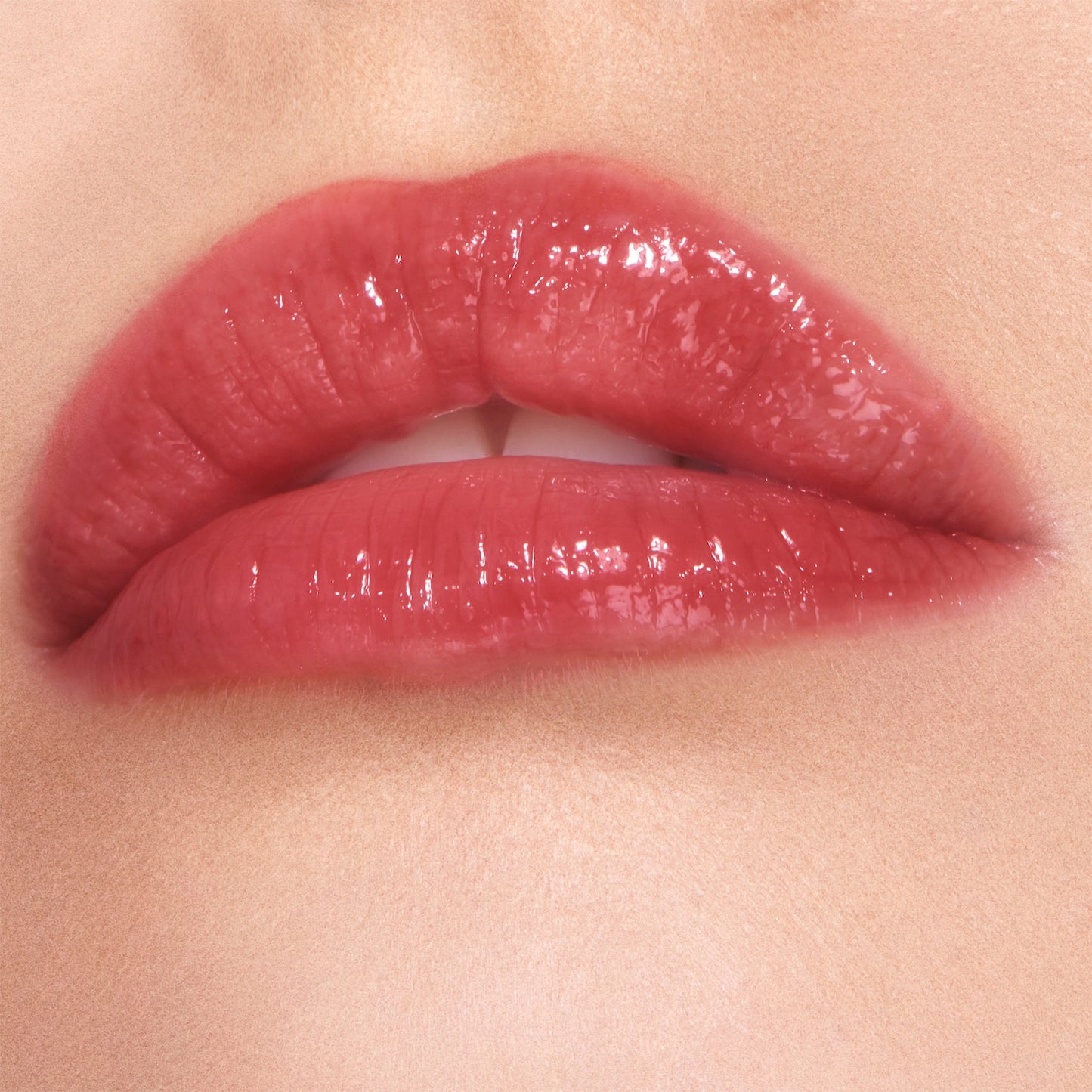 jewel lips-Walk of No Shame - ruby-red with a warm copper sparkle