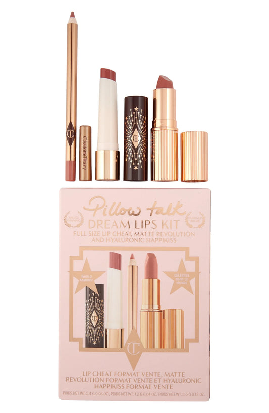Pillow talk set - 3 Full size ( 125$ value )
