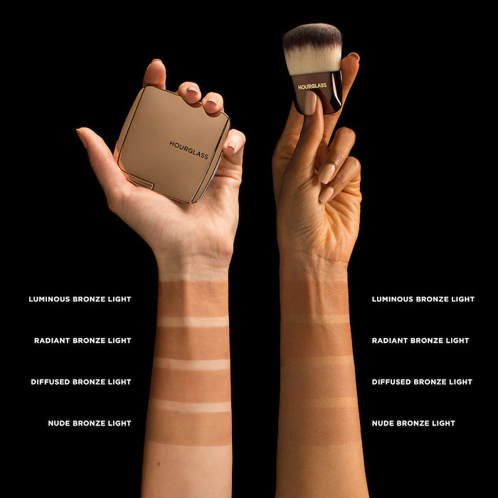 Ambient® Lighting Bronzer-Luminous Bronze Light - a medium bronze shade fused with Luminous Light for a softer, candlelit warmth. (Ideal for light/medium complexions)