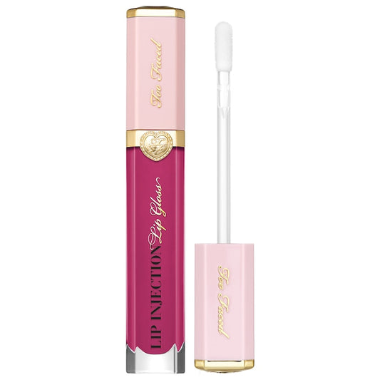 Lip Injection Power Plumping Hydrating Lip Gloss-People Pleaser - vivid warm fuschia