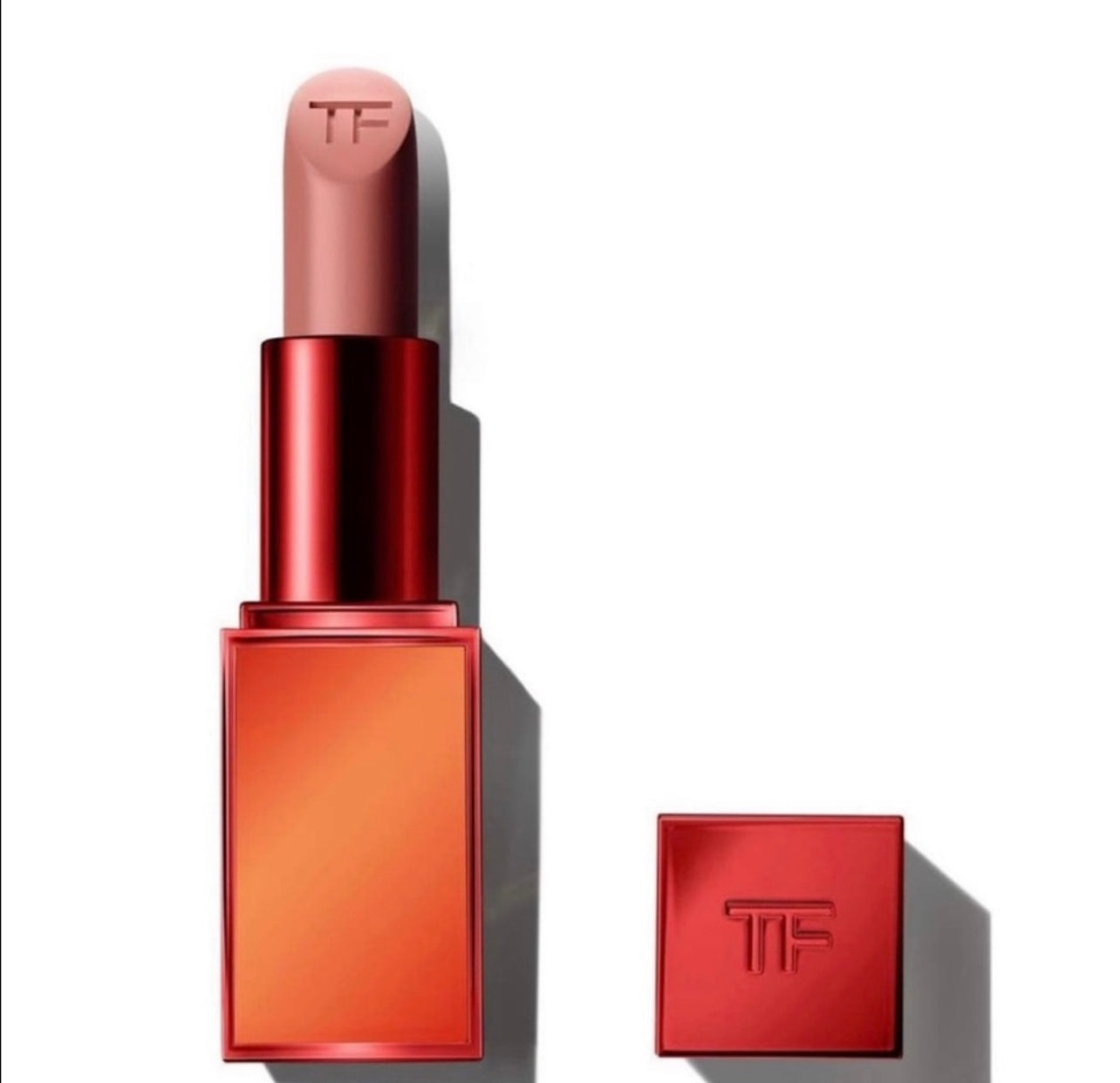 Tom Ford Bitter Peach Luxe Matte Lipstick in Cheri (rosey nude)