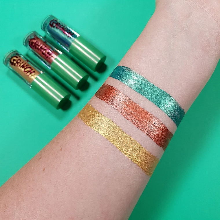 The Grinch x Makeup Revolution Don't Give a Grinch Liquid eyeshadow