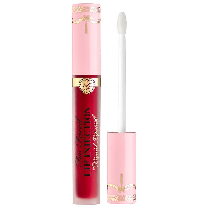 Lip Injection Power Plumping Cream Liquid Lipstick -Infatuated - vivid warm red