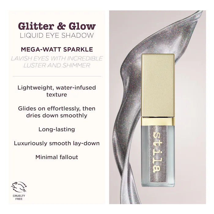 Glitter & Glow Liquid Eye Shadow-Wanderlust - sheer gold and pink sparkle