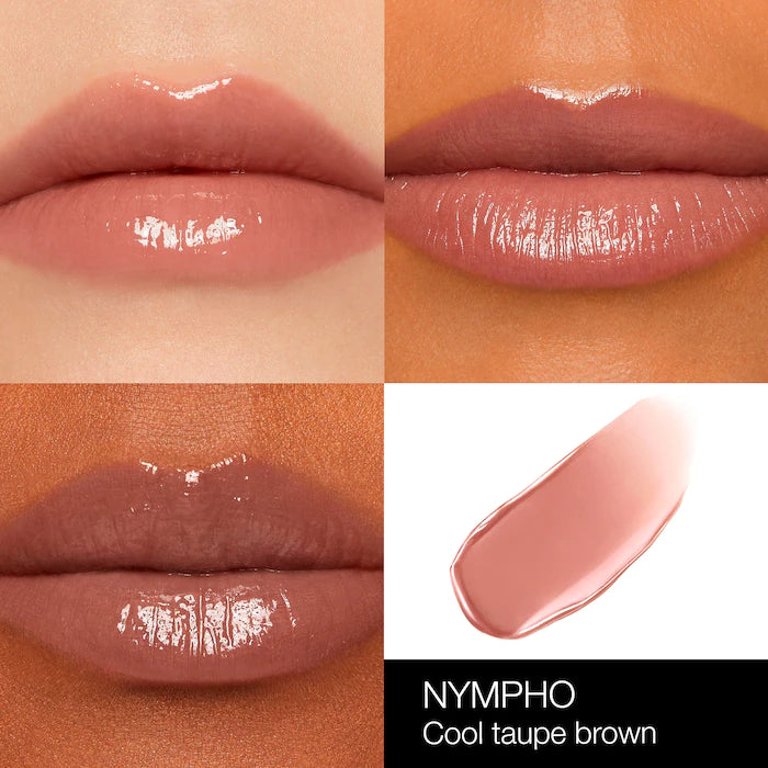 Afterglow Lip Shine Gloss-Nympho - cool taupe brown