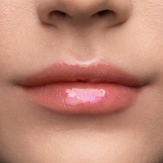 Lip Injection Power Plumping Hydrating Lip Gloss-Secret Sauce - light peach w sparkle