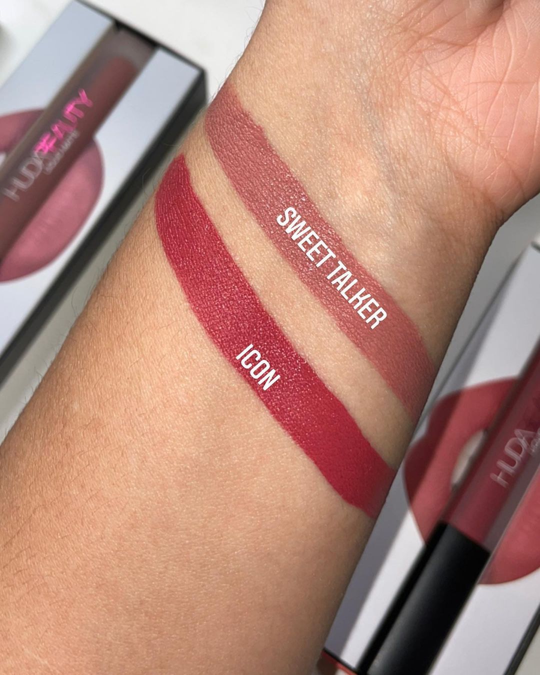 NEW formula ! Liquid Matte Ultra-Comfort Transfer-proof Lipstick in shade sweet talker