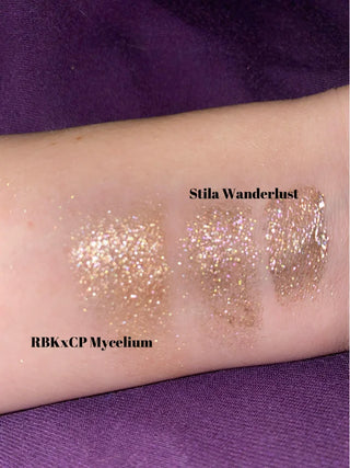 Glitter & Glow Liquid Eye Shadow-Wanderlust - sheer gold and pink sparkle