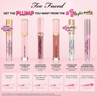 Lip Injection Power Plumping Hydrating Lip Gloss-Stars Are Aligned - clear w sparkle