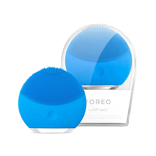 FOREO LUNA™ mini 2 Facial Cleansing Device Aquamarine