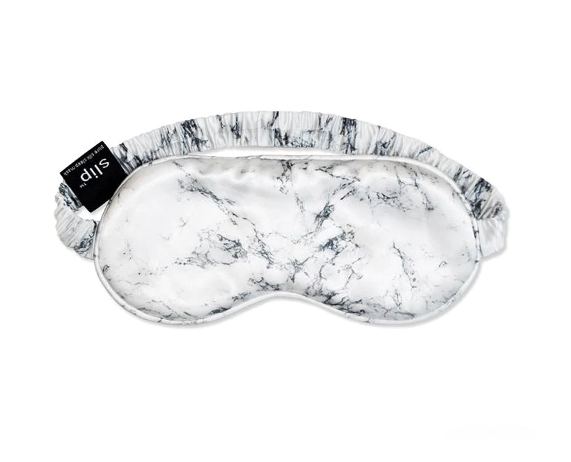 White Marble Pure Silk Sleep Mask