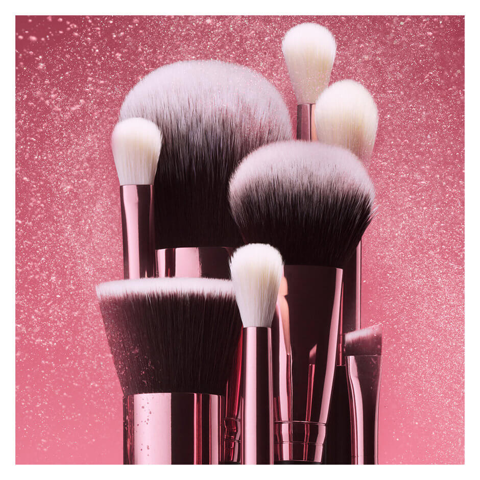 Flash Of Rose 8-Piece Rose Gold Brush Set