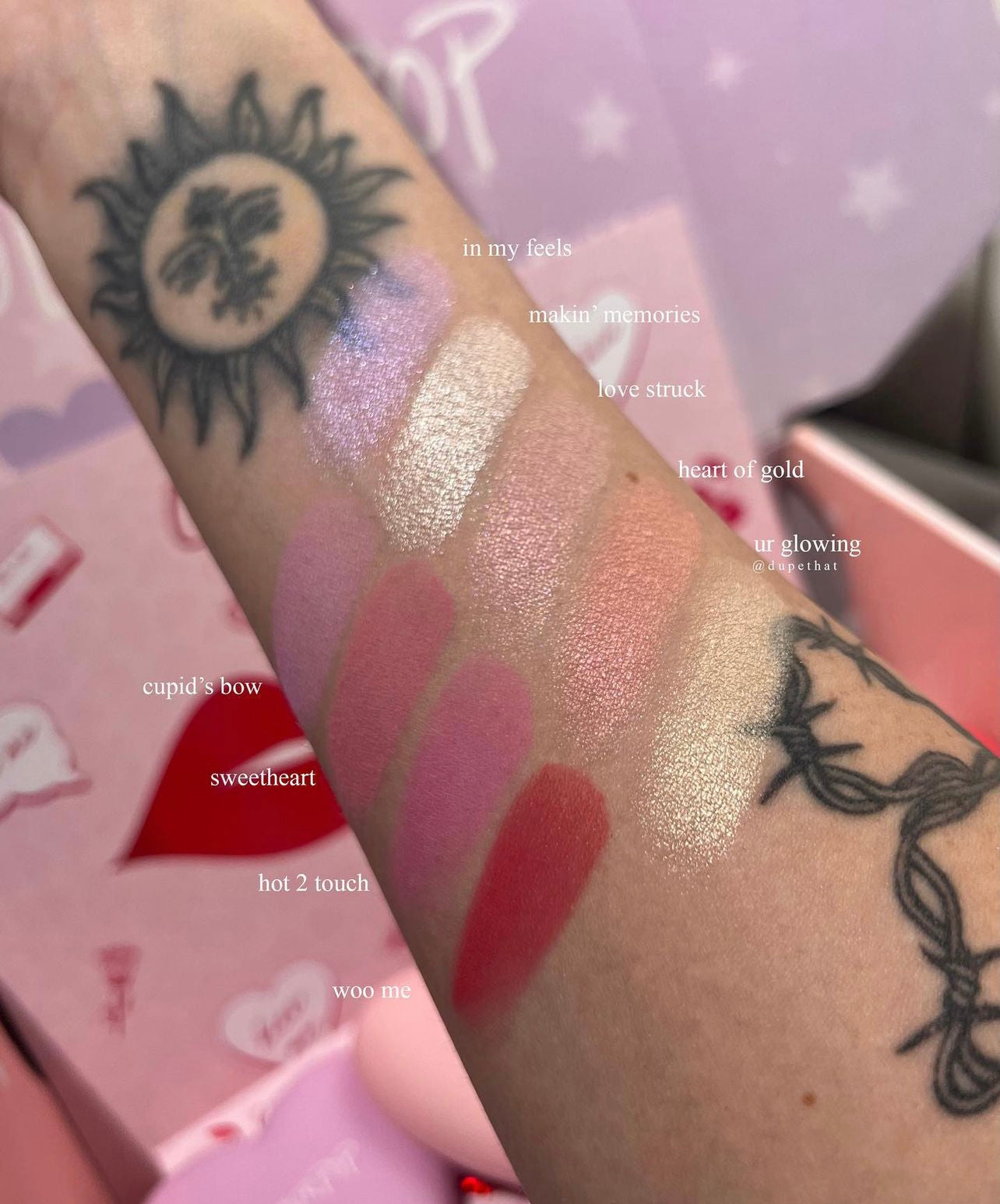 The heart collection / Highlighters and blushes - Choose your fav!