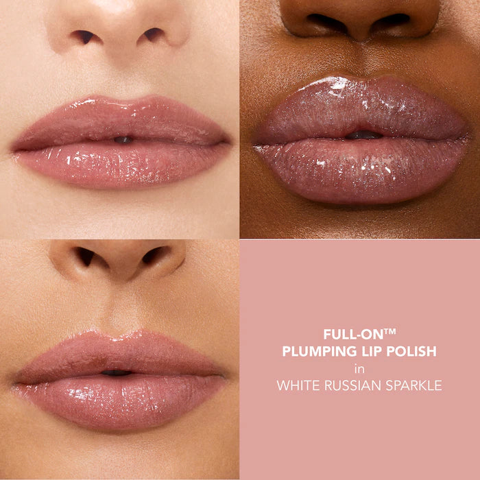 Full-On™ Plumping Lip Polish Gloss-White Russian - nude pink