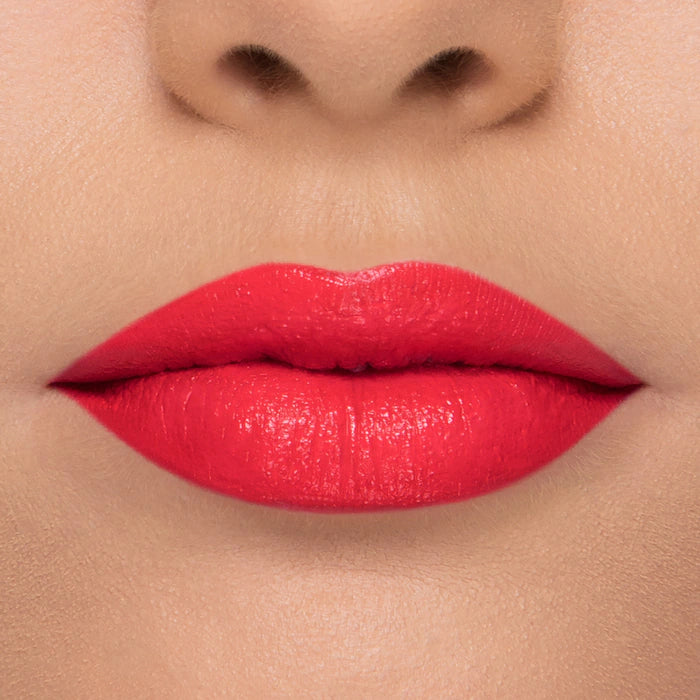 Lady Bold Cream Lipstick-Unafraid - bright poppy red