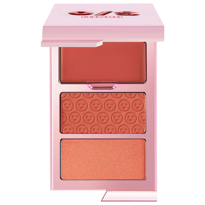 Cheek Clapper 3D Blush Trio Palette-Freaky Peach