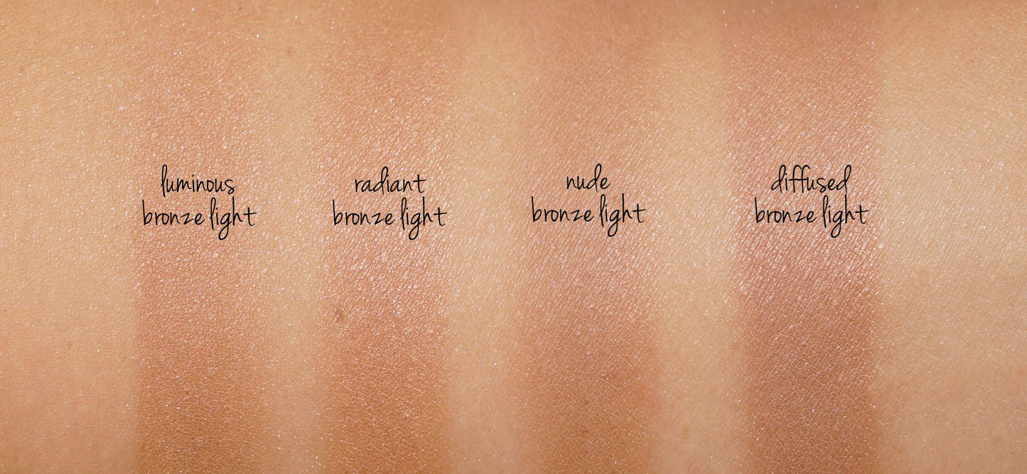 Ambient® Lighting Bronzer-Luminous Bronze Light - a medium bronze shade fused with Luminous Light for a softer, candlelit warmth. (Ideal for light/medium complexions)