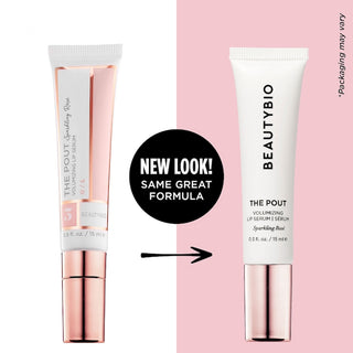 The Pout Sparkling Rosé Hyaluronic Acid Collagen Plumping Lip Serum