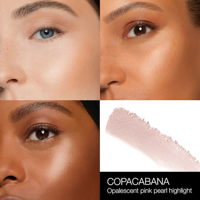 The Multiple Cream Blush, Lip and Eye Stick-Color: Copacabana - opalescent pink pearl highlight 