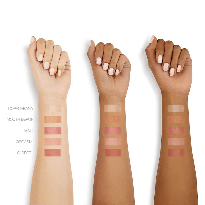 The Multiple Cream Blush, Lip and Eye Stick-Color: Copacabana - opalescent pink pearl highlight 